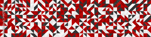 Abstract Geometric Pattern generative computational art illustration