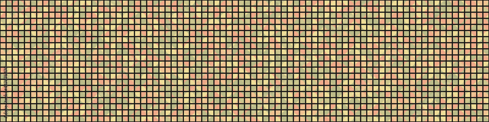 Fototapeta premium Abstract Geometric Pattern generative computational art illustration