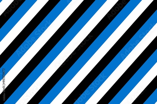 Simple geometric pattern in the colors of the national flag of Estonia