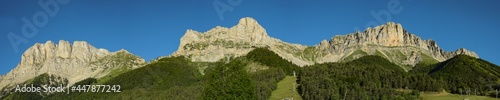 Moutains of trieves in the vercors in france