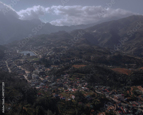 time lapse of clouds over the city
