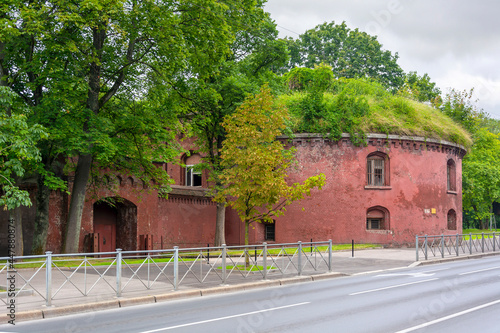 Kaliningrad, an ancient astronomical bastion made of red brick on Gvardeysky Prospekt © oroch2