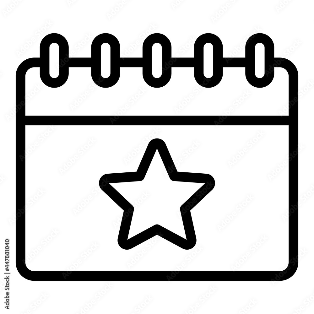 Sport calendar icon. Outline Sport calendar vector icon for web design isolated on white background Sport calendar icon. Outline Sport calendar vector icon for web design isolated on white background