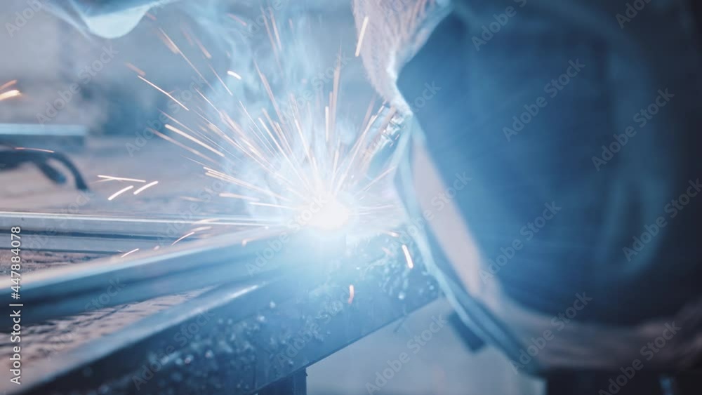 Process of welding two parts of the detail together Process of welding two parts of the detail together