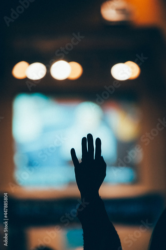 경배와 찬양, 예배하는 손