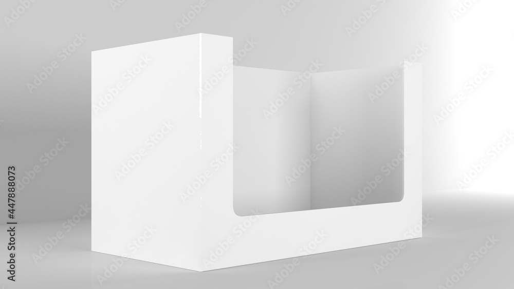 Product Sachet Dispenser. 3D Illustration Rack Product Sachet Dispenser. 3D Illustration Rack