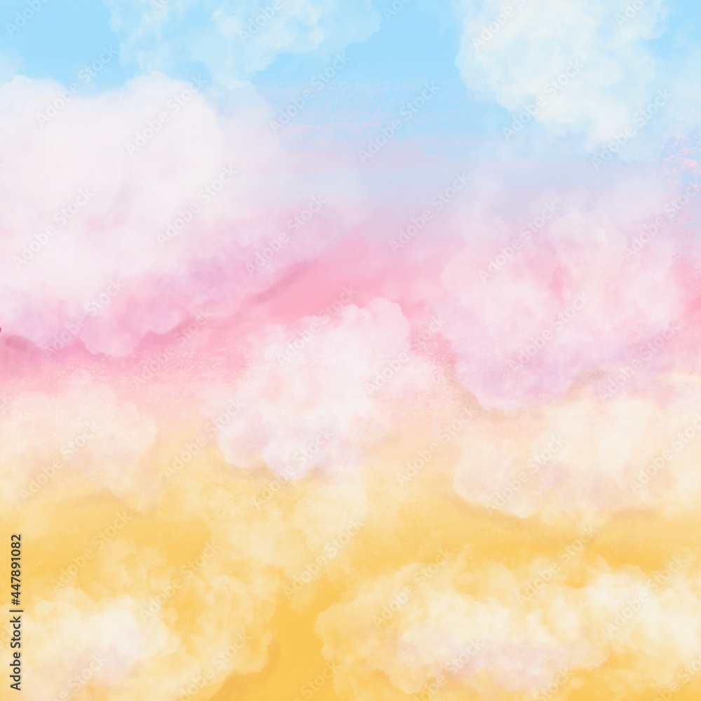 Abstract background with sunset sky with clouds Abstract background with sunset sky with clouds