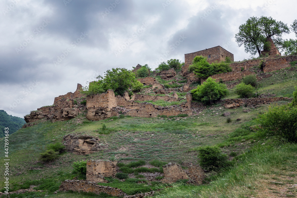 Kala-Koreish - the remains of an ancient city in the Caucasus mountains