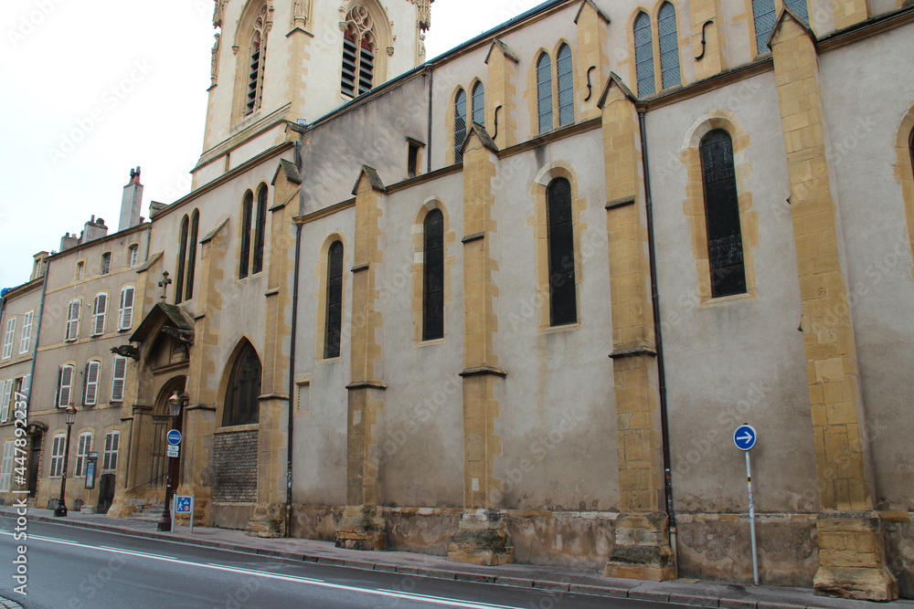 saint-martin-aux-champs church in metz in lorraine (france) 