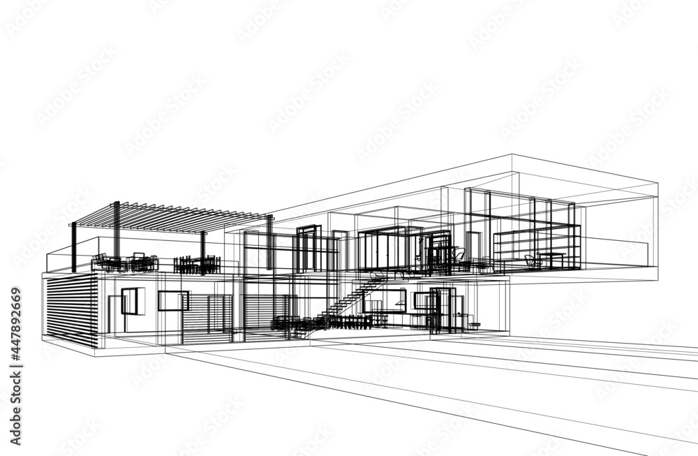 house architectural drawing