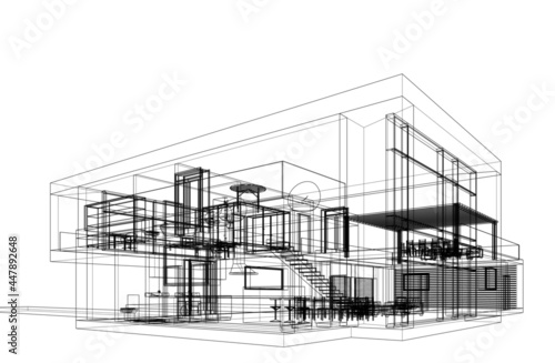 house architectural drawing