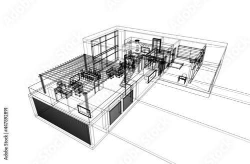 house architectural drawing