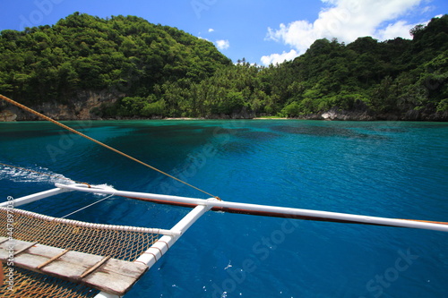 Pristine ocean view in the Philippines