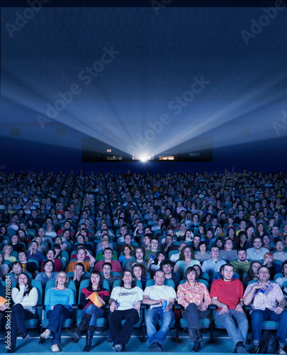 Fotomurale Audience in movie theater