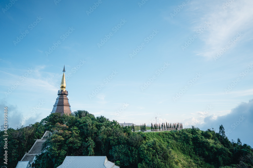 The great holy relics pagoda in Doi Inthanon National Park Chiang Mai