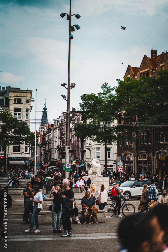 Obraz premium Amsterdam Nationaal Monument
