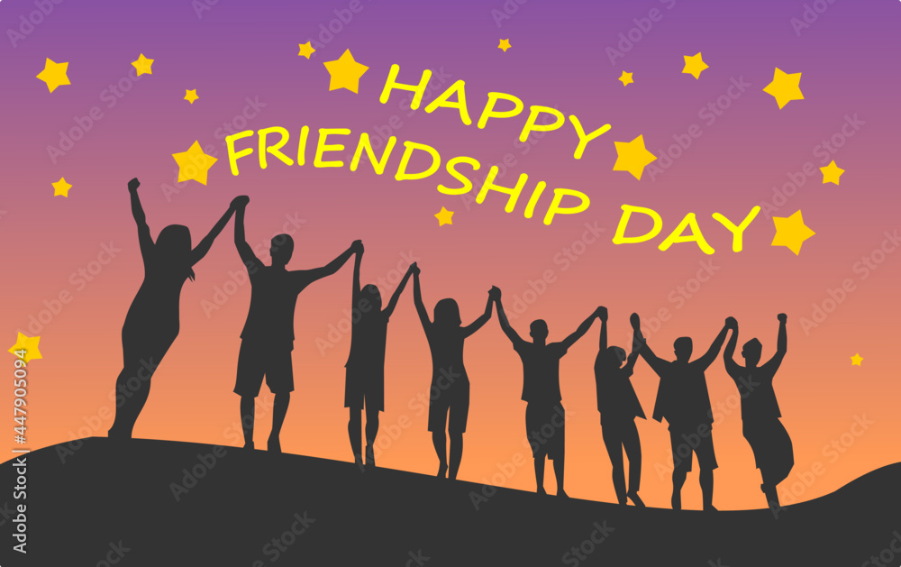 Happy friendship day background