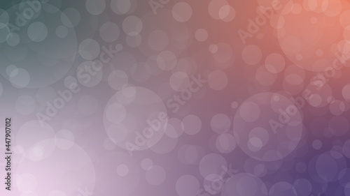 Fondo abstracto de bokeh en tonos nanajas, rojos y morados