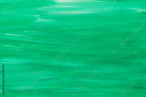 abstract green painted background texture