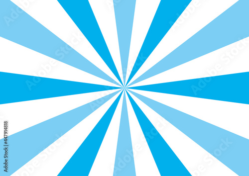 集中線　水色　背景