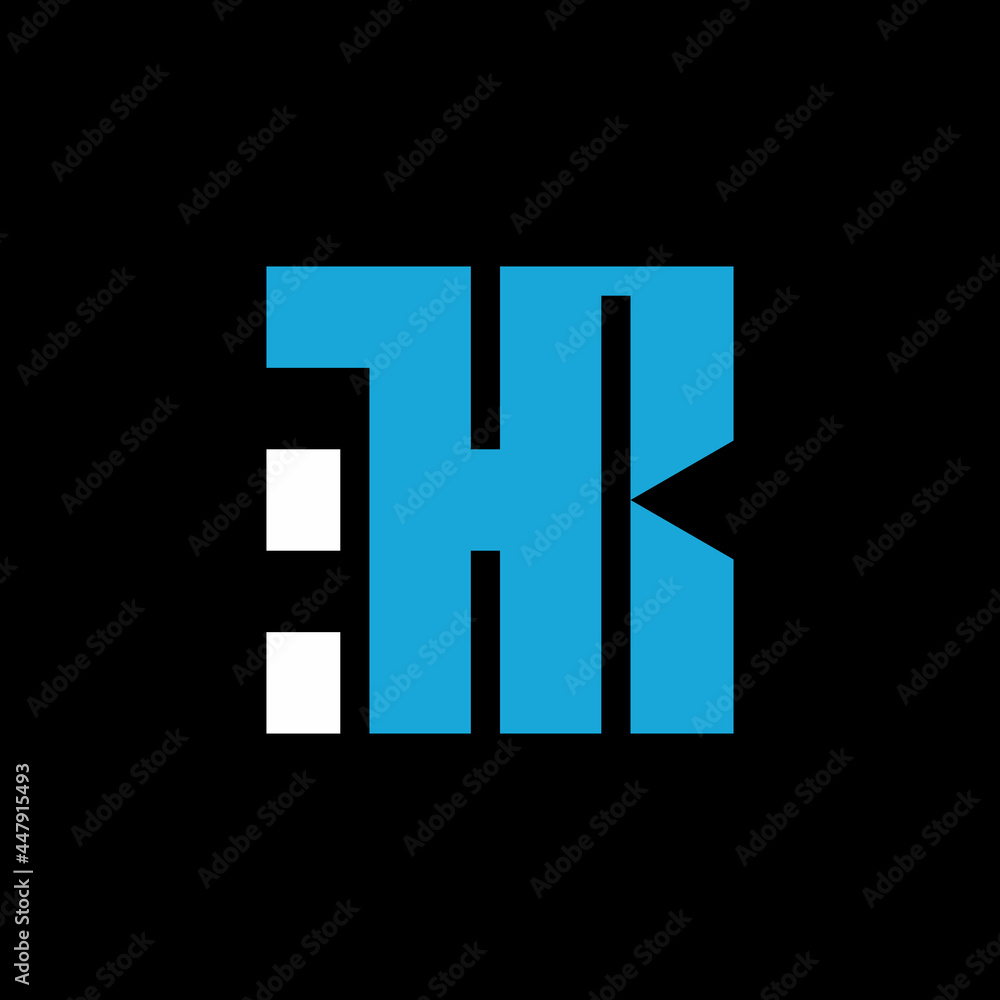 HR initials monogram letter text alphabet logo design HR initials monogram letter text alphabet logo design