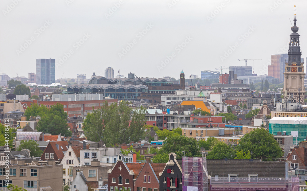 Amsterdam Rooftops Cityscape