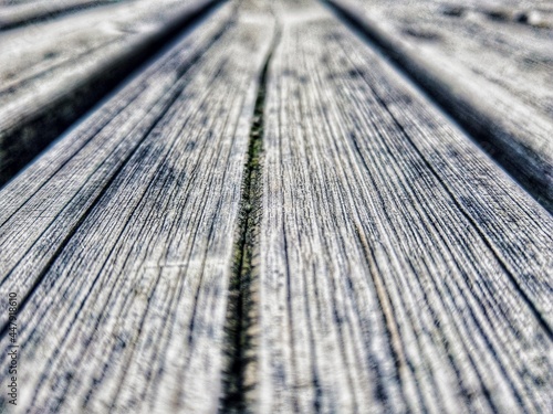 Close up blue wood