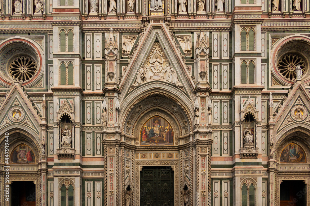 front of church in italy