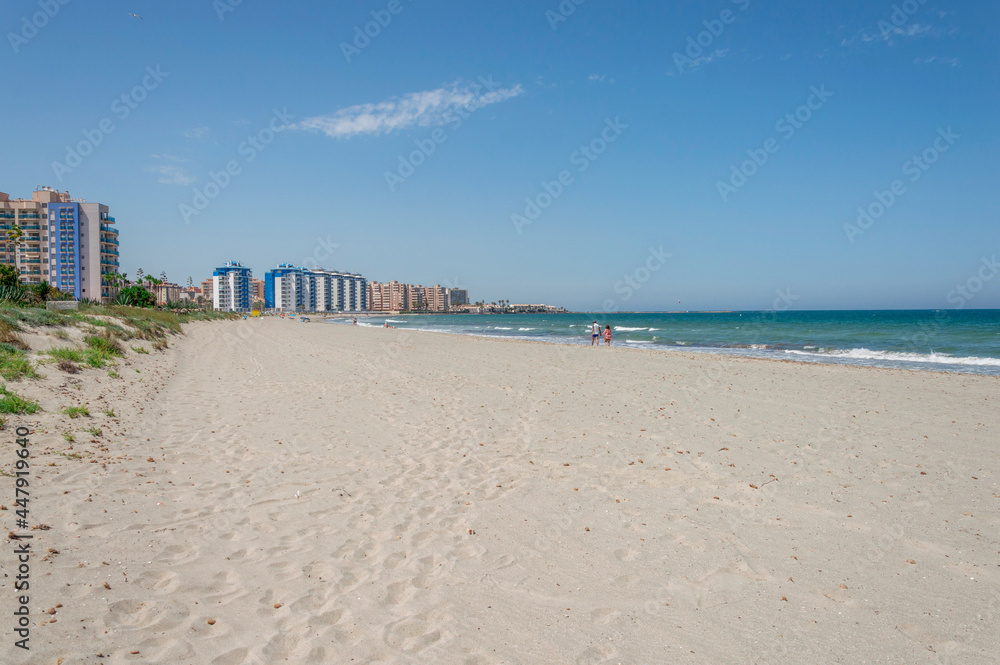 Amoladeras beach, La Manga, Cartagena, Spain