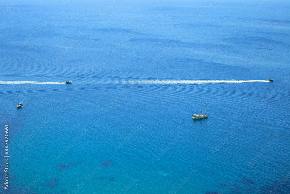 Blue sea, mountains, seascape, beach, blue lagoon. Crimea, Cape Phiolent Blue sea, mountains, seascape, beach, blue lagoon. Crimea, Cape Phiolent