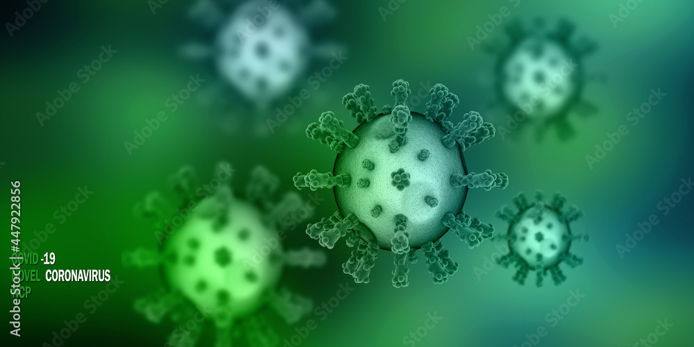 3d rendering Virus bacteria cells background 3d rendering Virus bacteria cells background