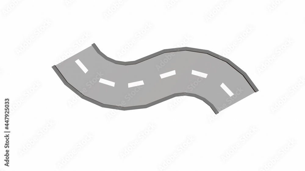 Roads and streets in many different corners 3d-rendering Roads and streets in many different corners 3d-rendering