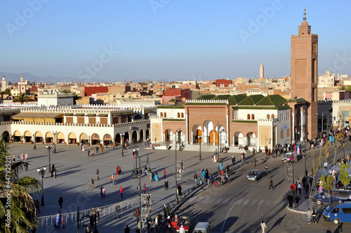 View over Oujda the capital of eastern Morocco