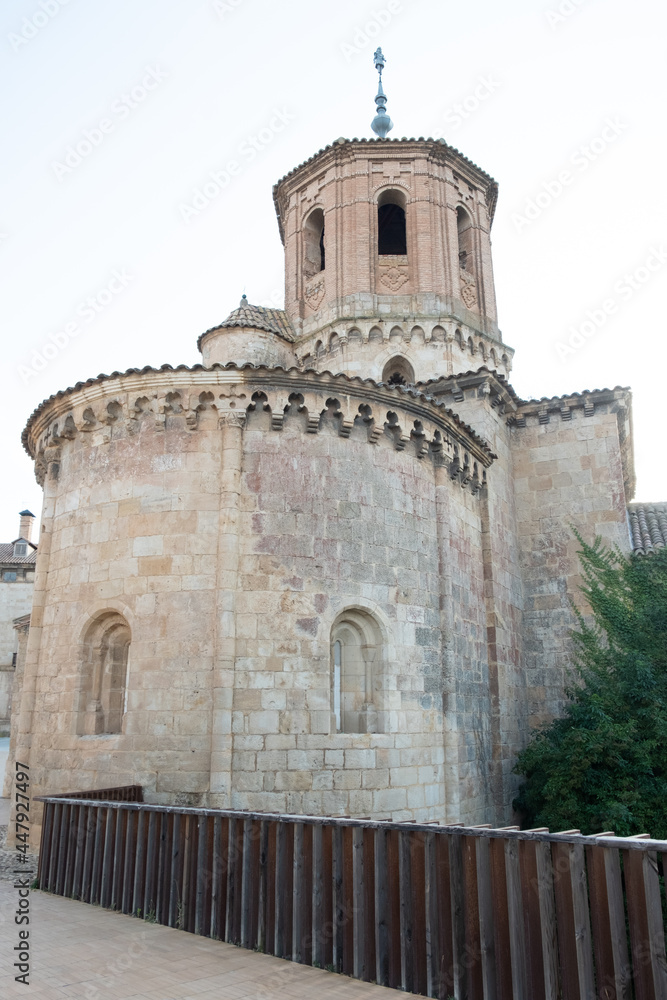Romanesque apse of the church of San Miguel in Almazan, Soria