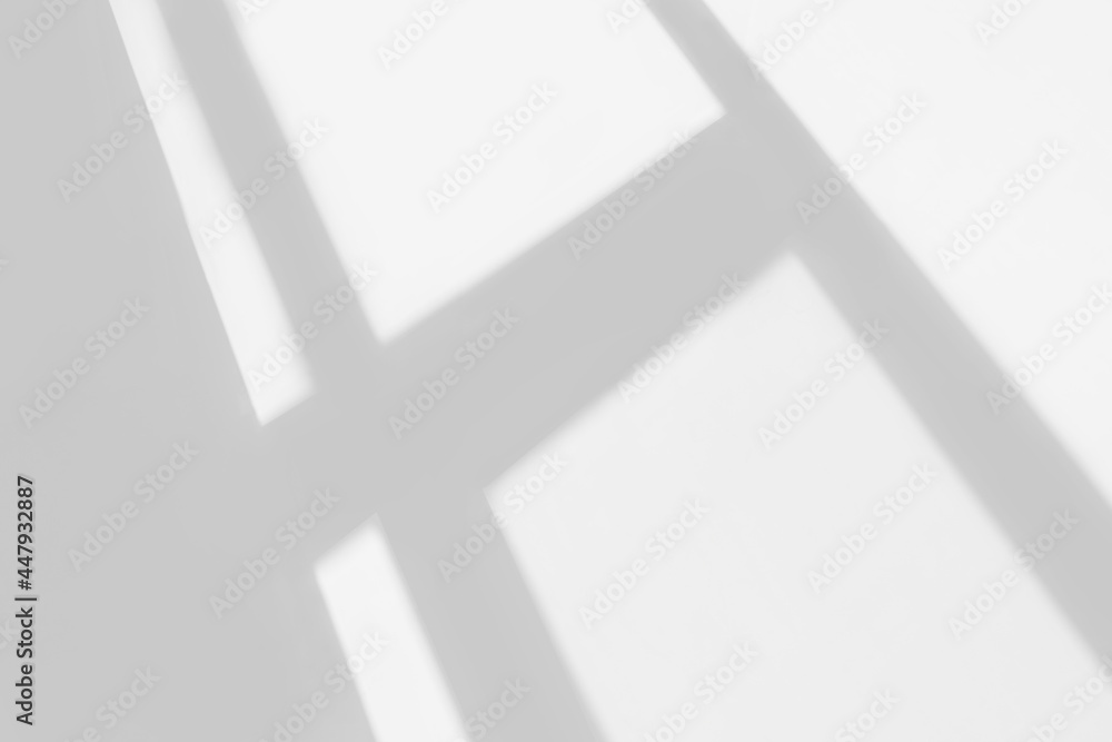 Obraz premium Abstract shadow, light, dark and sunshine from window