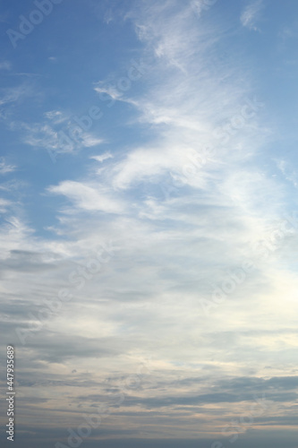 Fototapeta Naklejka Na Ścianę i Meble -  blue sky with clouds, clouds in the sky	