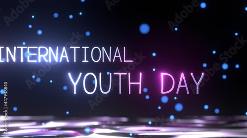 International Youth Day 3D Rendering 4K photo