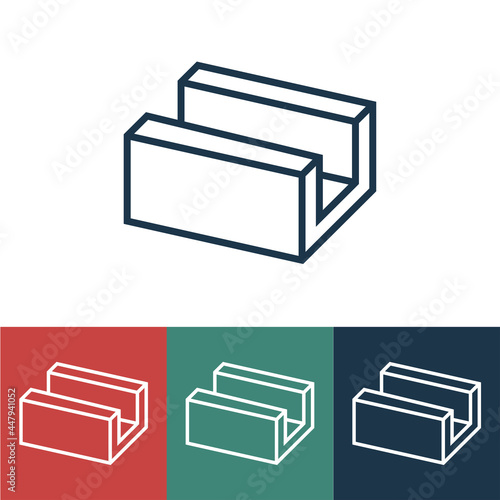 Wallpaper Mural Linear vector icon with guide profile Torontodigital.ca