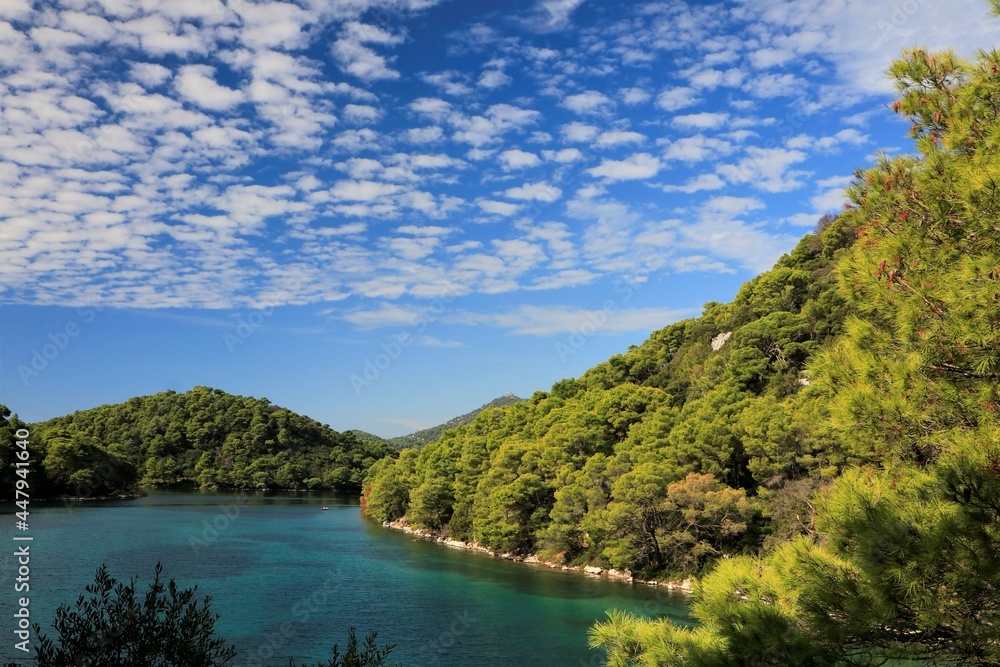Veliko Jezero, Soline, Mljet national park Veliko Jezero, Soline, Mljet national park