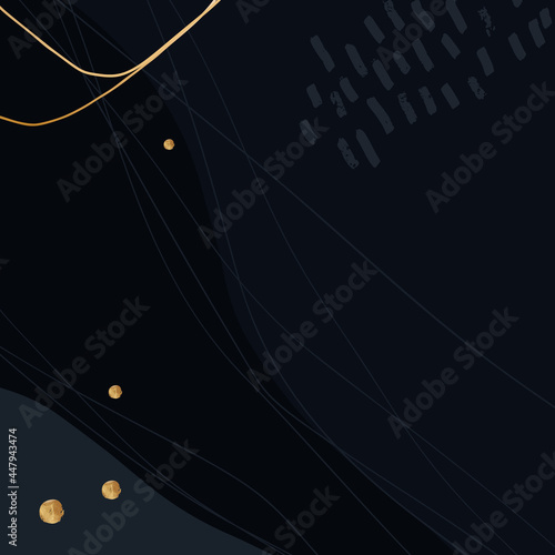 Dark blue artistic backgrou...