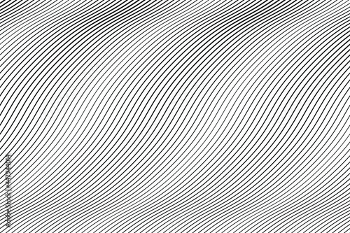 Wallpaper Mural abstract black and white wavy background Torontodigital.ca