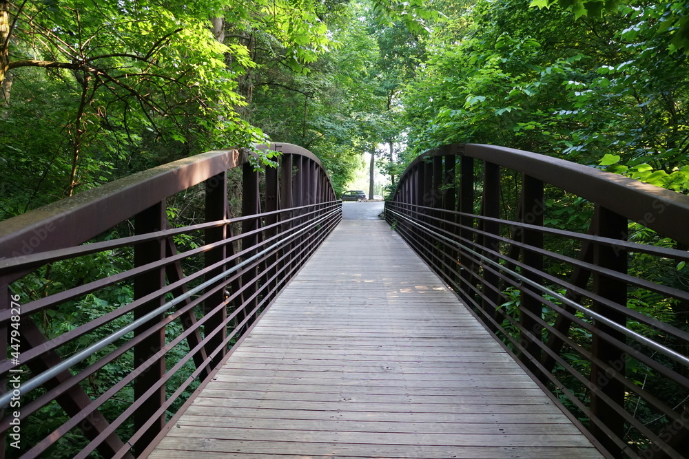 The main wooden bridge near Lost River Cave, Bowling Green, Kentucky, U.S.A The main wooden bridge near Lost River Cave, Bowling Green, Kentucky, U.S.A