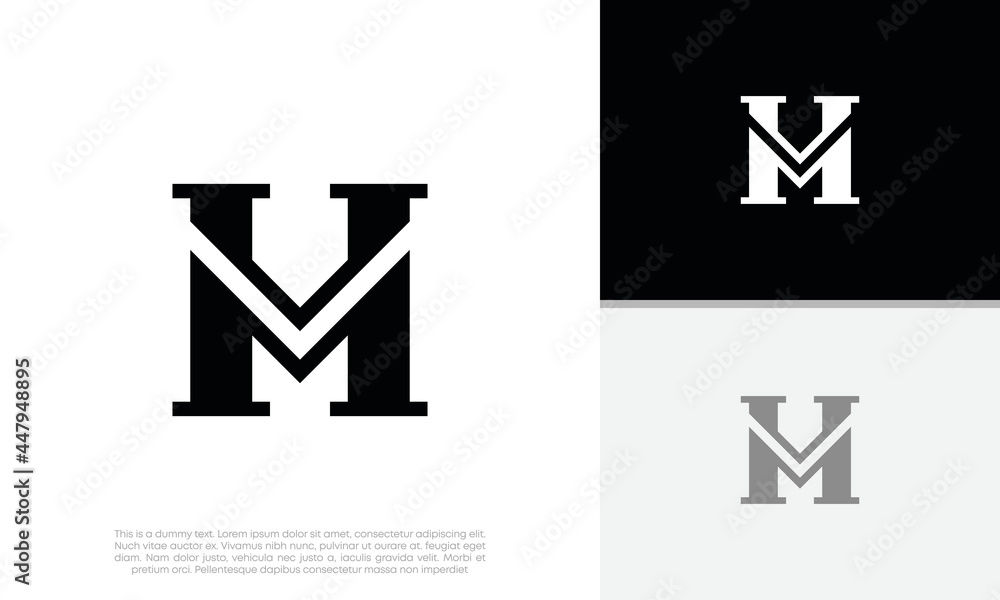 Initials H. M. H&M logo design. Initials H. M. H&M logo design.