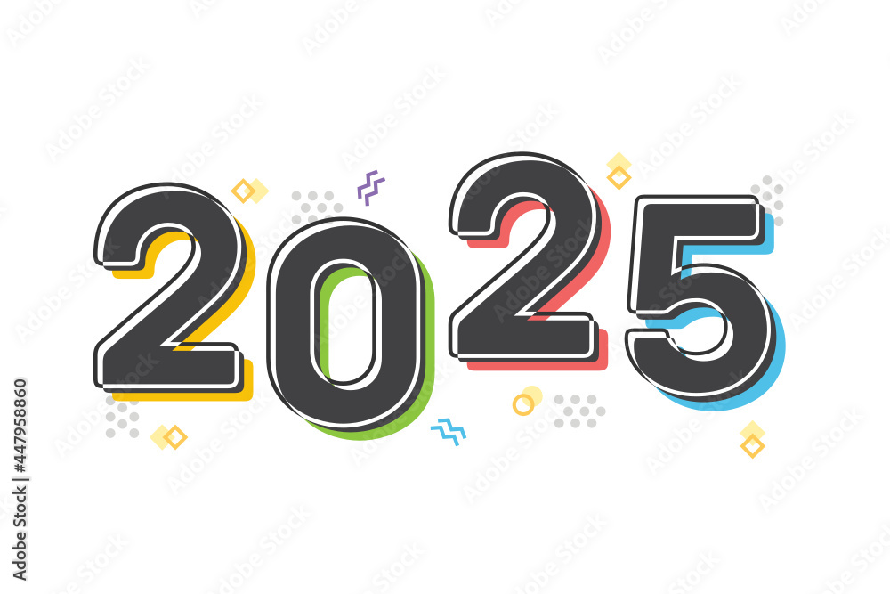 2025 Text, Gen Z Text, 2000's Typography, Retro Text, 2025 Font, 21st