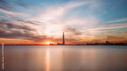 Dramatic scenic landscape a...