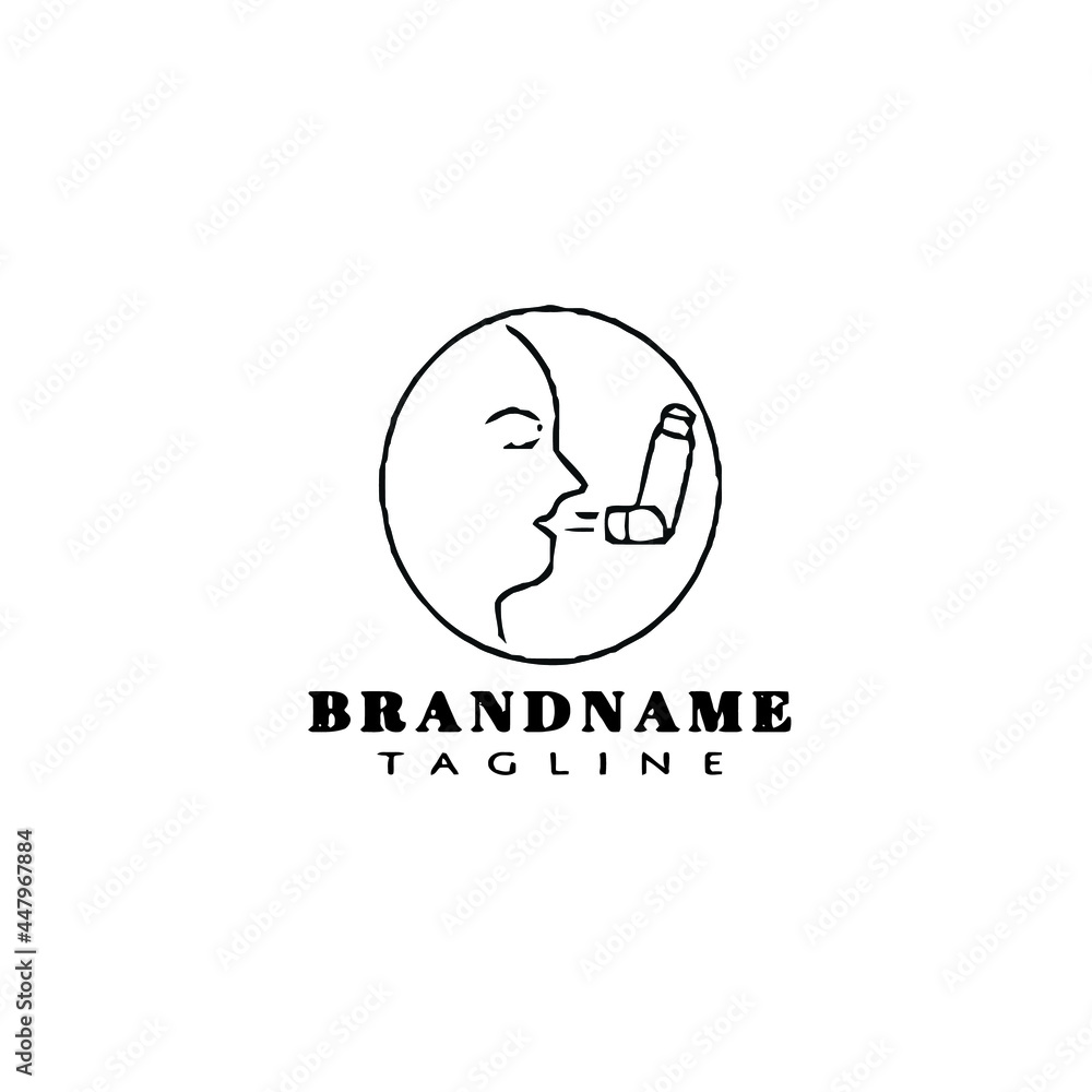 asthma logo icon design vector illustration asthma logo icon design vector illustration
