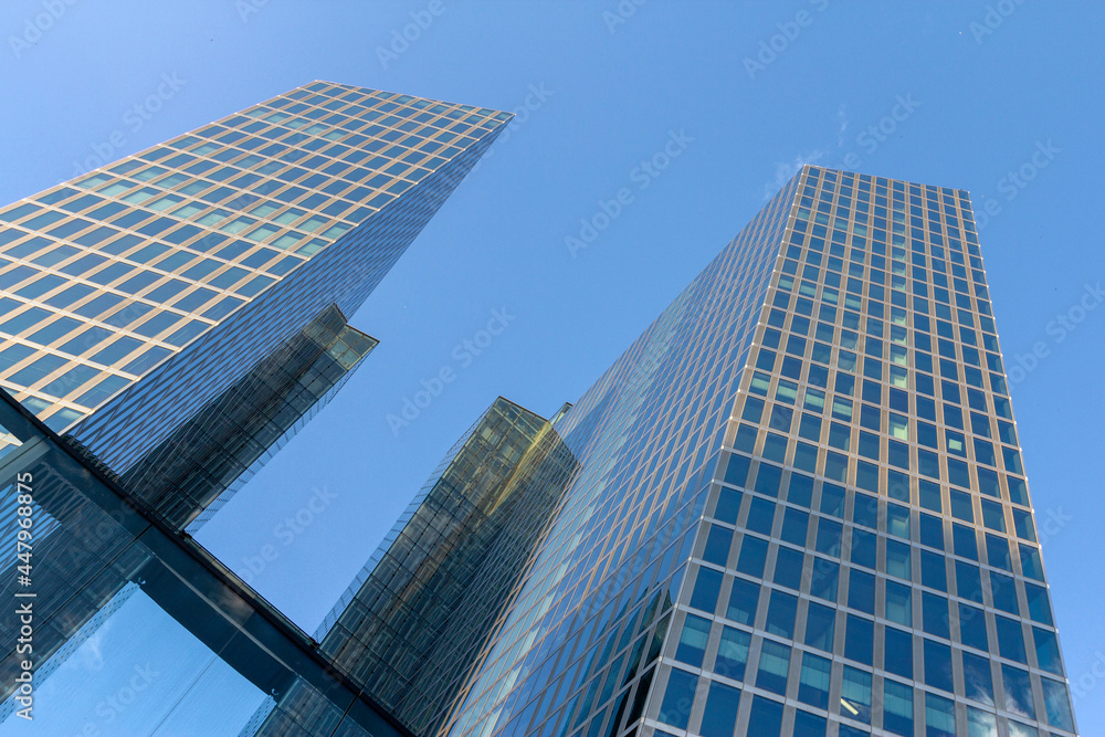 High rise buildings in a financial disctrict High rise buildings in a financial disctrict