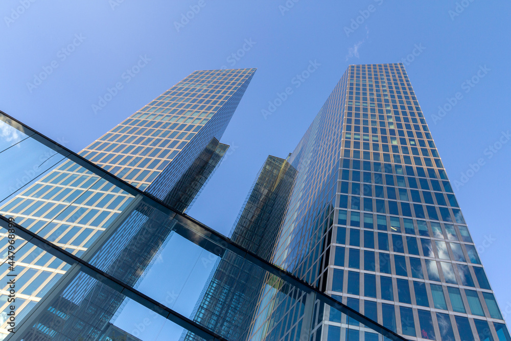 High rise buildings in a financial disctrict