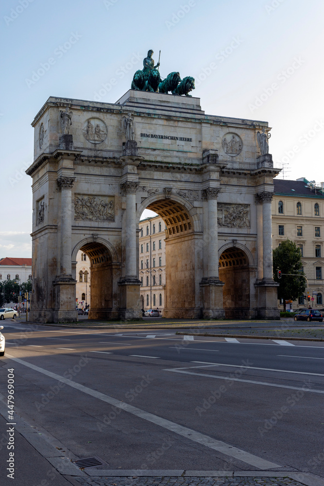 Obraz premium The Siegestor (Victory Gate) in Munich
