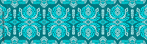 Abstract Ethnic Vector Seamless Pattern. Trendy boho tile. African textile design. Scandinavian ornament. Perfect for wallpaper, cloth, wrapping paper and other endless fill.